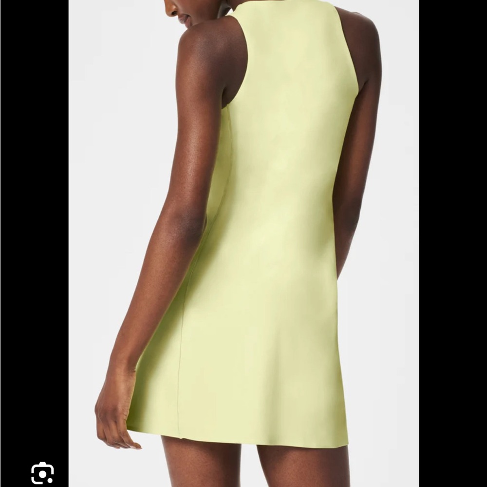 SPANX Get Moving Yellow Sleeveless Dress